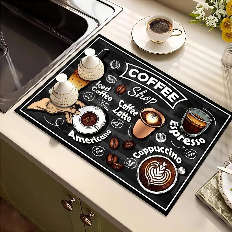 Tapis de séchage de cuisine cr - Bar Mat Rubber avis et prix